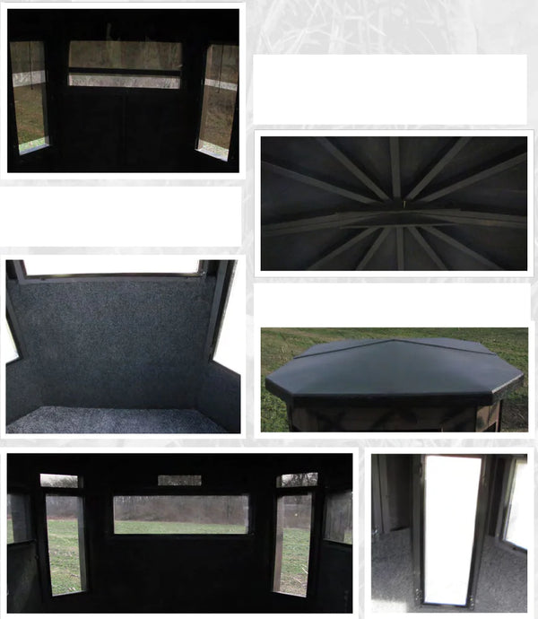 6X6 Combo Wooden Hunting Blind