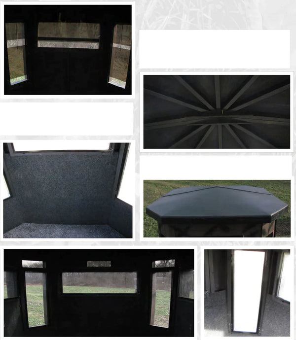 6X7 Combo Wooden Hunting Blind