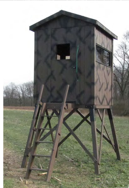 6X6 Wooden Hunting Blind