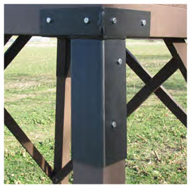 6X6 Wooden Hunting Blind