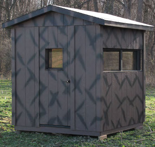 6X6 Wooden Hunting Blind